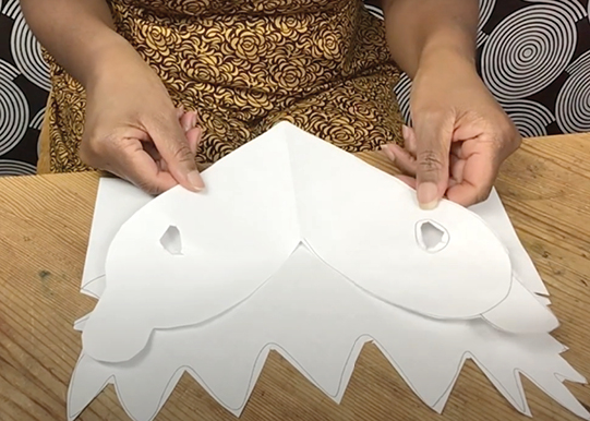 ACTIVITY: Make a Paper Porcupine Mask (Adult Supervision Required)