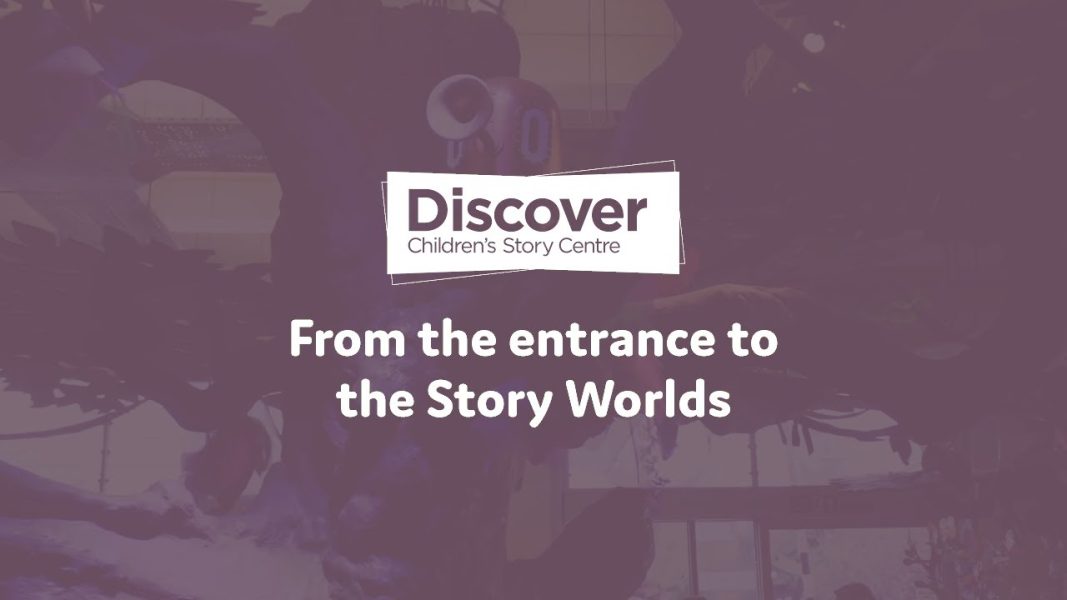 From the entrance to the Story Worlds