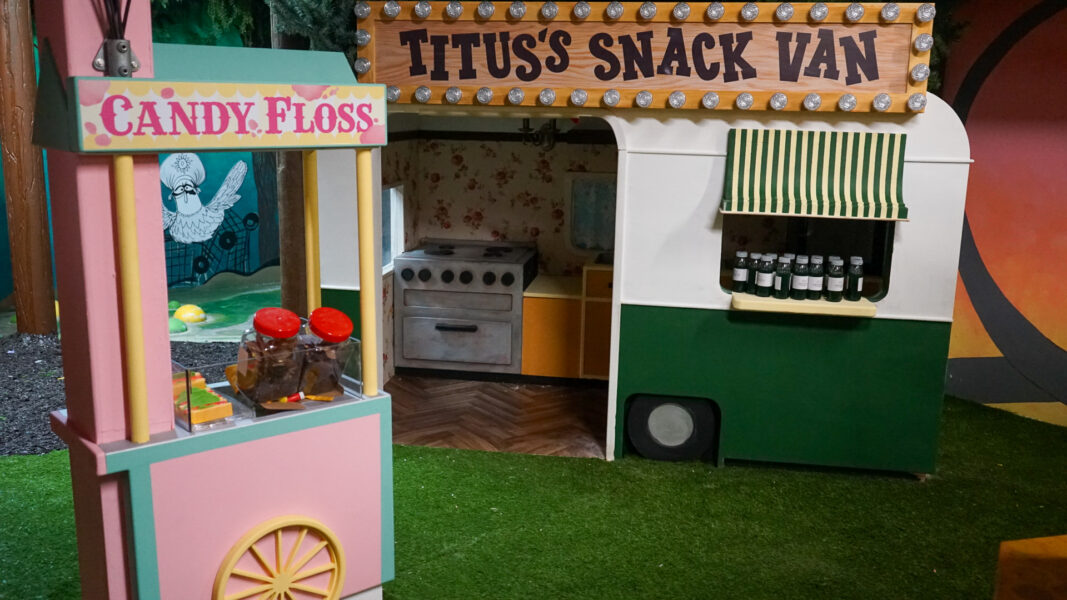 Snack van and candyfloss